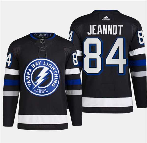 Mens Tampa Bay Lightning #84 Tanner Jeannot Black 2024 Stadium Series Stitched Jersey Dzhi->->NHL Jersey